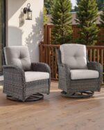 Pop 22x25/22x24 Outdoor Replacement Cushions - 1 Set High Back Deep Seat Patio F... - Image 3