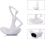 LCCCK White Sculpture Woman Statue Abstract Art Female Statues, Modern Funky Hom... - Image 4