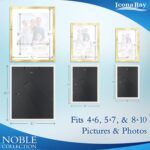 Icona Bay Combo-Sizes Gold Picture Frames Set - 10 PC (Four 4x6, Four 5x7, Two 8... - Image 3
