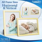 Icona Bay Combo-Sizes Gold Picture Frames Set - 10 PC (Four 4x6, Four 5x7, Two 8... - Image 5