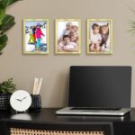 Icona Bay Combo-Sizes Gold Picture Frames Set - 10 PC (Four 4x6, Four 5x7, Two 8... - Image 6