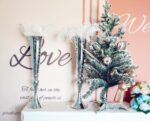 Metal Trumpet Vases for Centerpieces - Set of 10 Elegant Silver Vases for Table,... - Image 5