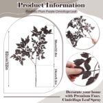Lyrow 10 Pack 32 Inches Artificial Cimicifuga Plant Leaf Spray Faux Plum Cimicif... - Image 3
