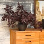 Lyrow 10 Pack 32 Inches Artificial Cimicifuga Plant Leaf Spray Faux Plum Cimicif... - Image 4
