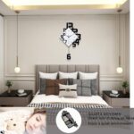FLEBLE Modern Large Wall Clocks for Living Room Decor Big Silent Pendulum Wall C... - Image 4