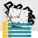 FLEBLE Modern Large Wall Clocks for Living Room Decor Big Silent Pendulum Wall C... - Image 5