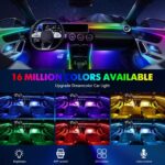 2026 Upgraded Acrylic Interior Car LED Strip Light Dual-Zone Wireless App, 2 in ... - Image 4
