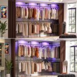 Aheaplus Industrial Pipe Clothing Rack, Reversible 13FT Clothes Rack for Hanging... - Image 3