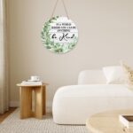 Be Kind Signs, Eucalyptus Wood Hanging Decor For Bathroom Bedroom Office Home Ki... - Image 5