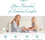 Carressa Linen 100% Egyptian Cotton Queen Sheet Set - 800 Series Tulips Collecti... - Image 5