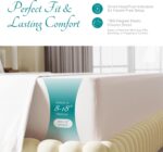 Carressa Linen 100% Egyptian Cotton Queen Sheet Set - 800 Series Tulips Collecti... - Image 6