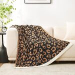 Snuggle Sac Ultra Soft Blanket Black Leopard Twin Size - Reversible Oversized Ch... - Image 3