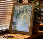 Vintage Gold Framed Wall Art for Living Room Monet Canvas Prints Floral Landscap... - Image 5