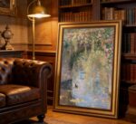 Vintage Gold Framed Wall Art for Living Room Monet Canvas Prints Floral Landscap... - Image 7