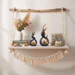 Blue Gold Ceramic Abstract 2 Piece Statue Set,Mid Century Modern Abstract Art Ho... - Image 5