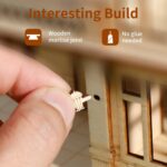 3D Wooden Puzzle for Adults - DIY Miniature House Kit, Three-Layer Villa Buildin... - Image 3