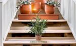 Indoor Fake Olive Plant 12 inch Faux Silk Leaves with Black Rustic Planter Mediu... - Image 4