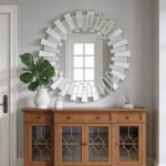 Round Mirror for Wall - 26" Sunburst Starburst Sun Decorative Mirrors for Wall D... - Image 4