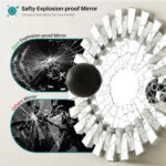 Round Mirror for Wall - 26" Sunburst Starburst Sun Decorative Mirrors for Wall D... - Image 6
