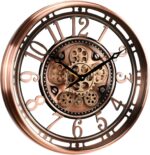 CLXEAST 21 Inch Moving Gear Wall Clock for Modern Farmhouse Living Room Decor,La... - Image 8