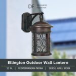 DESIGNERS FOUNTAIN Ellington Outdoor Light Fixture, 13 Inch Exterior Wall Lanter... - Image 3
