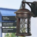 DESIGNERS FOUNTAIN Ellington Outdoor Light Fixture, 13 Inch Exterior Wall Lanter... - Image 4