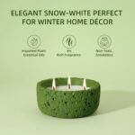 Viyffo 20oz Large Scented Candle – Woodland Breeze, 3 Wick Non Toxic Soy Candles... - Image 6