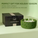 Viyffo 20oz Large Scented Candle – Woodland Breeze, 3 Wick Non Toxic Soy Candles... - Image 7