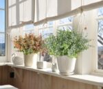 RECUTMS 8 Bundles Artificial Greenery Plants Stems Outdoor Fake Eucalyptus Plant... - Image 4