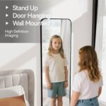 SCWF-GZ 57x20 Door Hanging Full Length Mirror, Floor Stand (Height 5.7ft just Bo... - Image 6