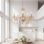 Saint Mossi 5 Light Modern K9 Crystal Chandelier for Dining Room, Pendant Ceilin... - Image 4