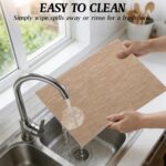 Timeet Placemats Set of 6, Heat Resistant Non-Slip Place Mats, Durable Washable ... - Image 3