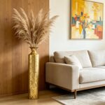 Hosley Decorative Gold Metal Tall Floor Vase. Ideal Gift for Floral Arrangements... - Image 7
