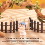 Ouliget Miniature Fairy Garden Garden Fence,Micro Landscape Fence Ornaments Acce... - Image 6