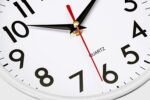 Bernhard Products White Wall Clock 8 Inch Retro Kitchen Silent Non-Ticking Quali... - Image 5