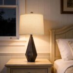 PoKat 23.5'' Table Lamps Set of 2 for Bedroom, Farmhouse Nightstand Lamps for Li... - Image 5