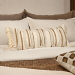 Decorative Lumbar Pillow Cover 12x28, Handwoven Boho Long Body Pillow for Bed Fa... - Image 3