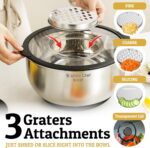 Mixing Bowls with Lids Set - Non-Slip, Airtight Warp-Proof TPR-AS Lids, Thicker ... - Image 4