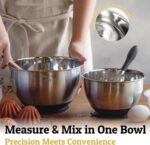 Mixing Bowls with Lids Set - Non-Slip, Airtight Warp-Proof TPR-AS Lids, Thicker ... - Image 8