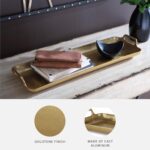 Signature Design by Ashley Posy Contemporary Decorative Metal Serving Tray with ... - Image 4
