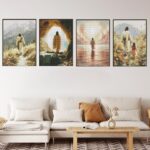 Sitsink Jesus Diamond Art Kits for Adults - Full Drill Jesus Walking on Ocean Be... - Image 5