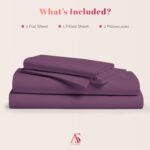 100% Egyptian Cotton King Size Sheets Set - Luxury 1000 Series Majestic Collecti... - Image 5