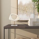 Deco 79 Polystone Abstract Decorative Sculpture Cut-Out Home Decor Statue with M... - Image 6