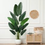 YEPDIN Artificial Bird of Paradise Plant 6 Ft Tall Fake Banana Leaf Plant for In... - Image 5