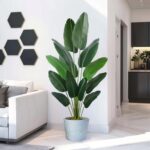 YEPDIN Artificial Bird of Paradise Plant 6 Ft Tall Fake Banana Leaf Plant for In... - Image 6