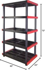 CX Craftsman 5-Tier Highly Durable Storage Rack, 5 Shelves That Support up to 20... - Image 4