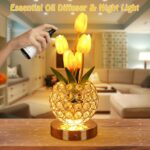 Birthday Gifts for Women Mothers Day Gifts/ for MomTable Lamp, 3 Color Crystal F... - Image 3