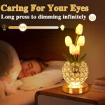 Birthday Gifts for Women Mothers Day Gifts/ for MomTable Lamp, 3 Color Crystal F... - Image 4