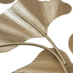 Madison Park Wall Art Living Room Décor Faye Metal Foil Ginkgo Leaf Large Home A... - Image 5