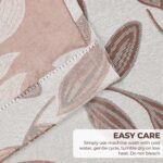 Superior Semi Blackout Curtains - Modern Leaves - 52" x 63" - Grommet Header & B... - Image 7